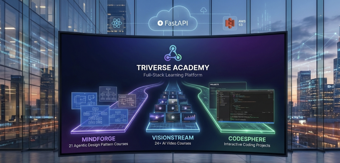 Triverse Academy - Full-Stack Learning Platform